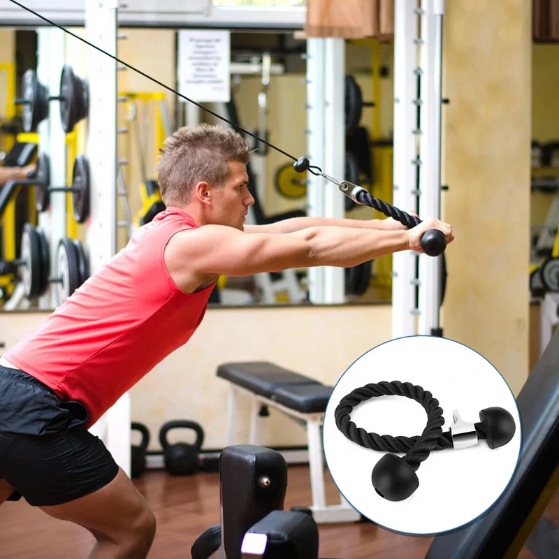 Trizepsseil für Fitnessgeräte™ | Starkes Training, echtes Gefühl