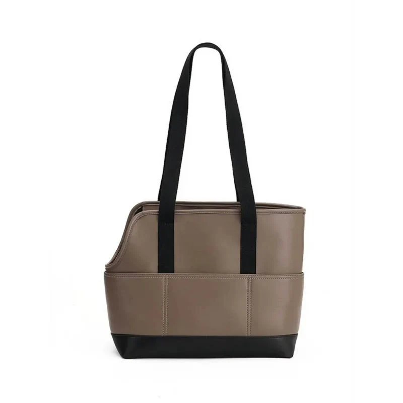 Haustiertragetasche aus Leder ™ | Elegante Haustier-Tragetasche mit Herz