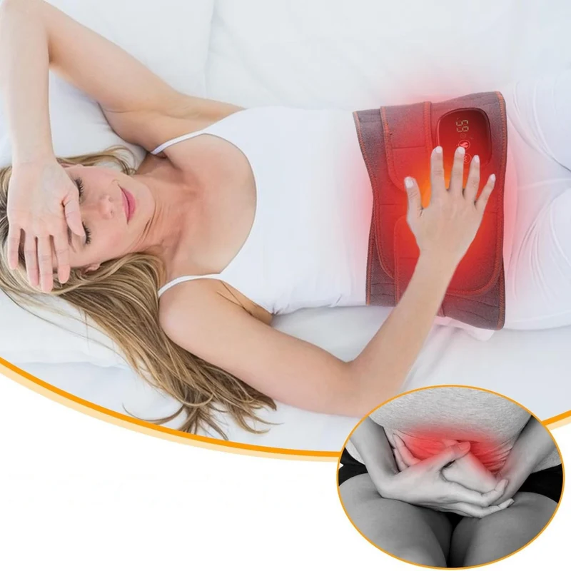 Heiz-Vibrations-Massagegürtel ™ |Wärmender Rückenmassagegürtel für Entspannung