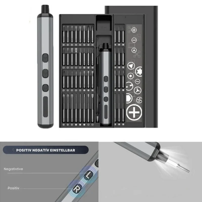 Elektroschrauber Set™ | Präzises elektrisches Schraubendreher Set
