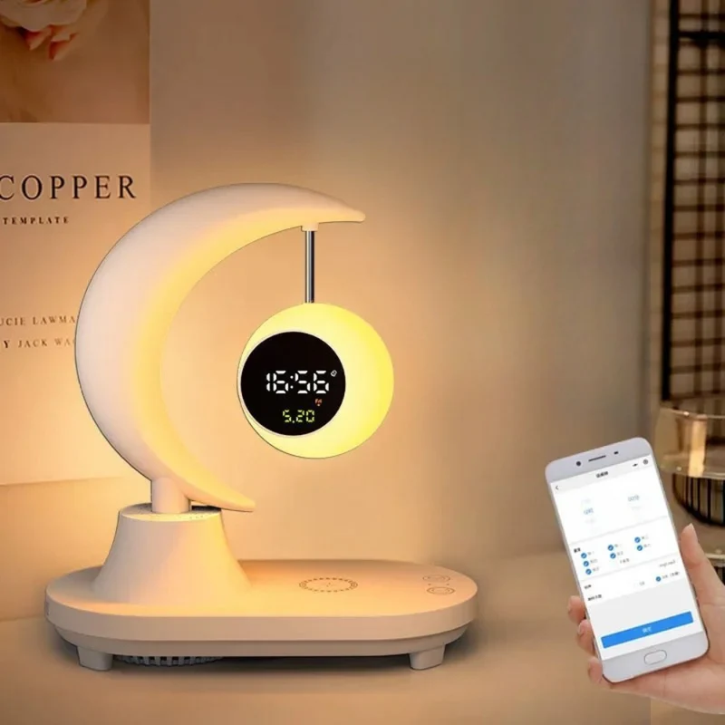 LED Bluetooth Lautsprecher Audio Nachttischlampe™ | Warme Lichtmomente mit Musik