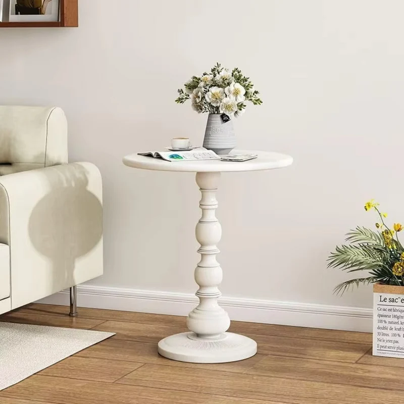 Kleiner runder Vintage-Nachttisch™ | Stilvoller Beistelltisch mit Charme
