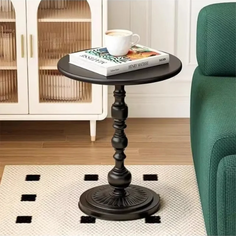 Kleiner runder Vintage-Nachttisch™ | Stilvoller Beistelltisch mit Charme