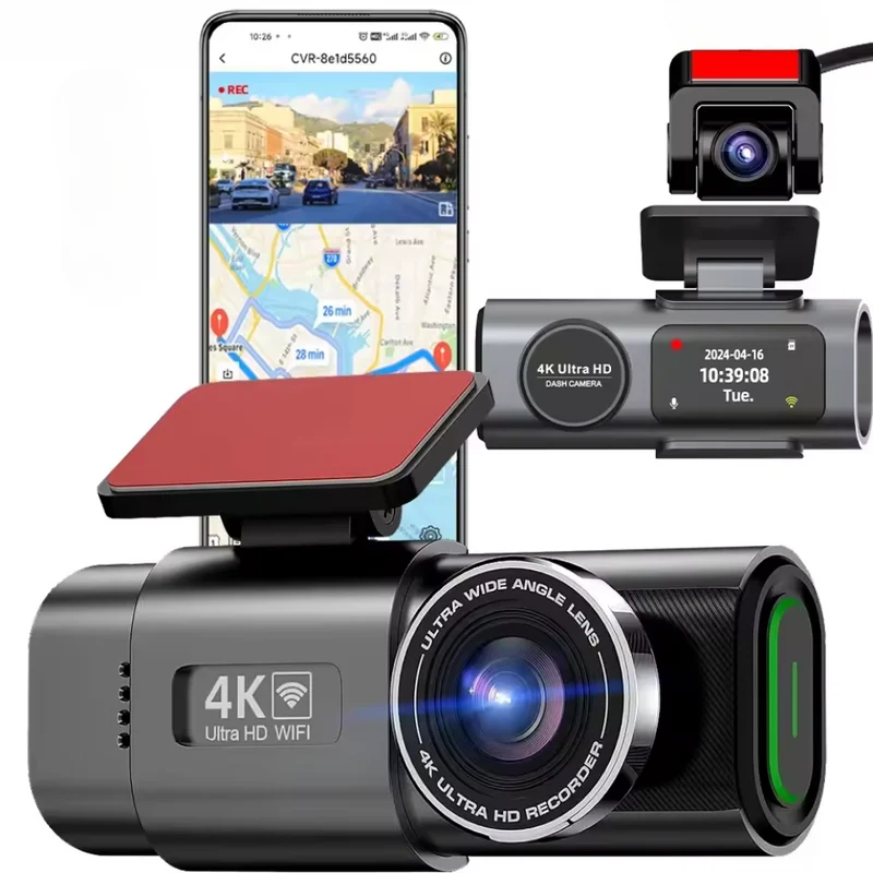 Autokamera mit Dual-Objektiv und 4K-UHD-Aufnahme™ | Rundumschutz für jede Autofahrt