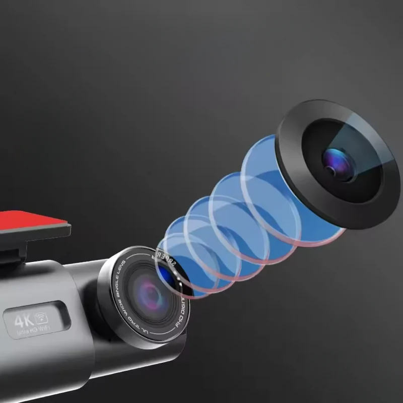Autokamera mit Dual-Objektiv und 4K-UHD-Aufnahme™ | Rundumschutz für jede Autofahrt