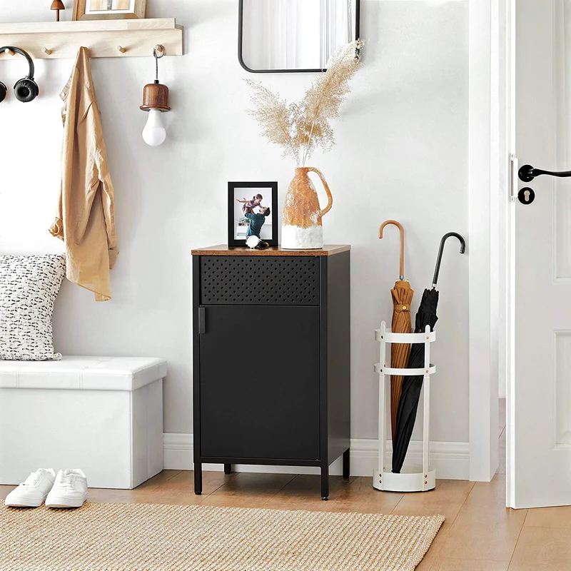 Aufbewahrungsschrank Industriedesign – kompakter Schrank – stilvoll und funktional