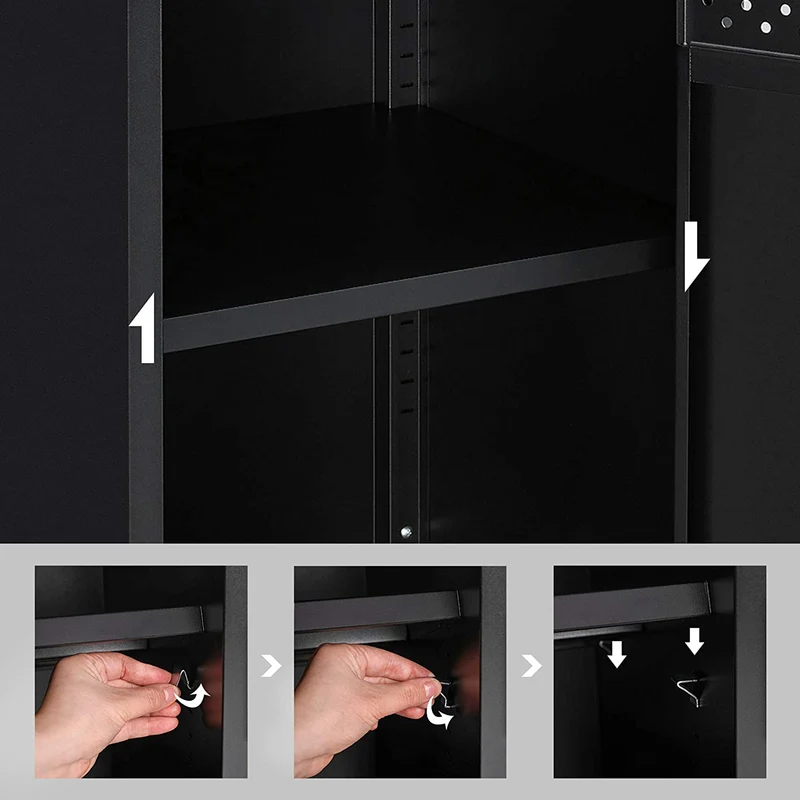 Aufbewahrungsschrank Industriedesign – kompakter Schrank – stilvoll und funktional