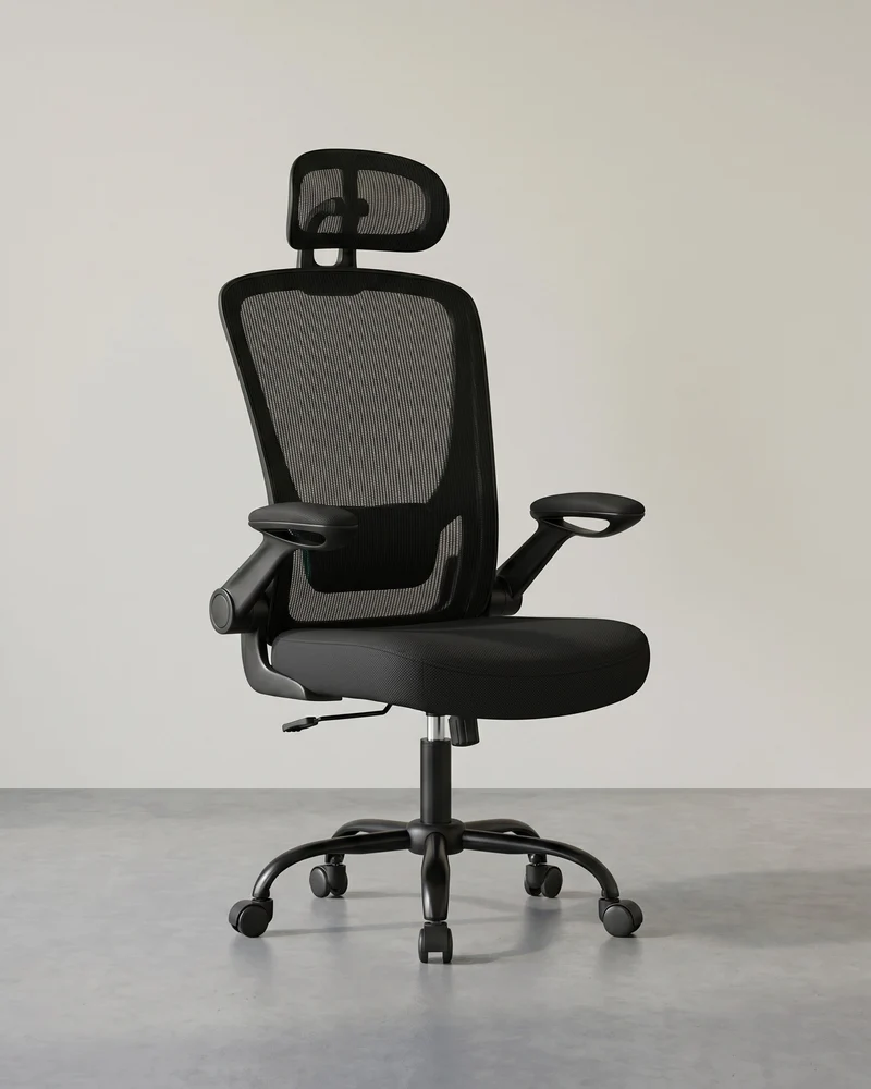 Ergonomischer Bürostuhl mit Kopfstütze – Komfort und Unterstützung
