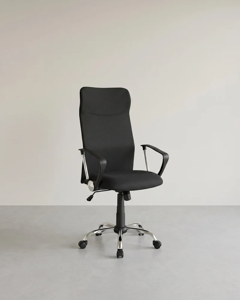 Ergonomischer Bürostuhl – bequeme Stoffpolsterung – verstellbar