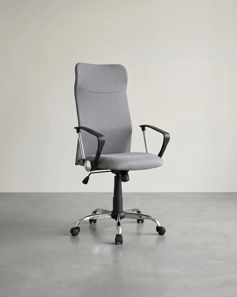 Ergonomischer Bürostuhl – bequeme Stoffpolsterung – verstellbar