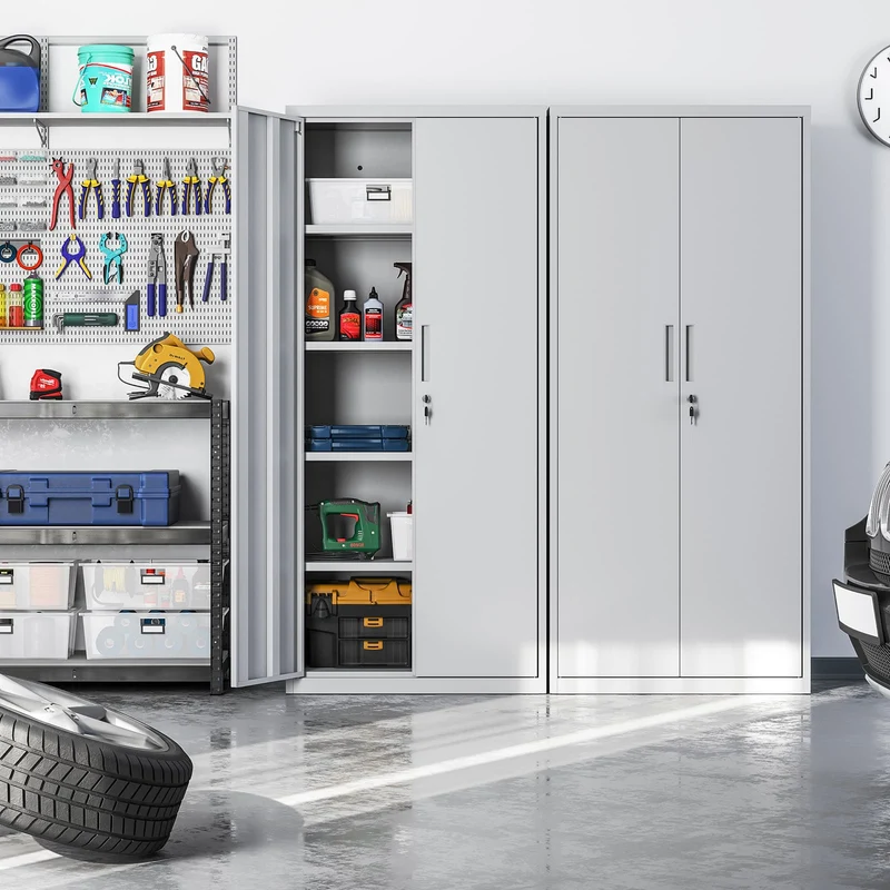 Aktenschrank 180 cm - Stahlschrank - Büroschrank