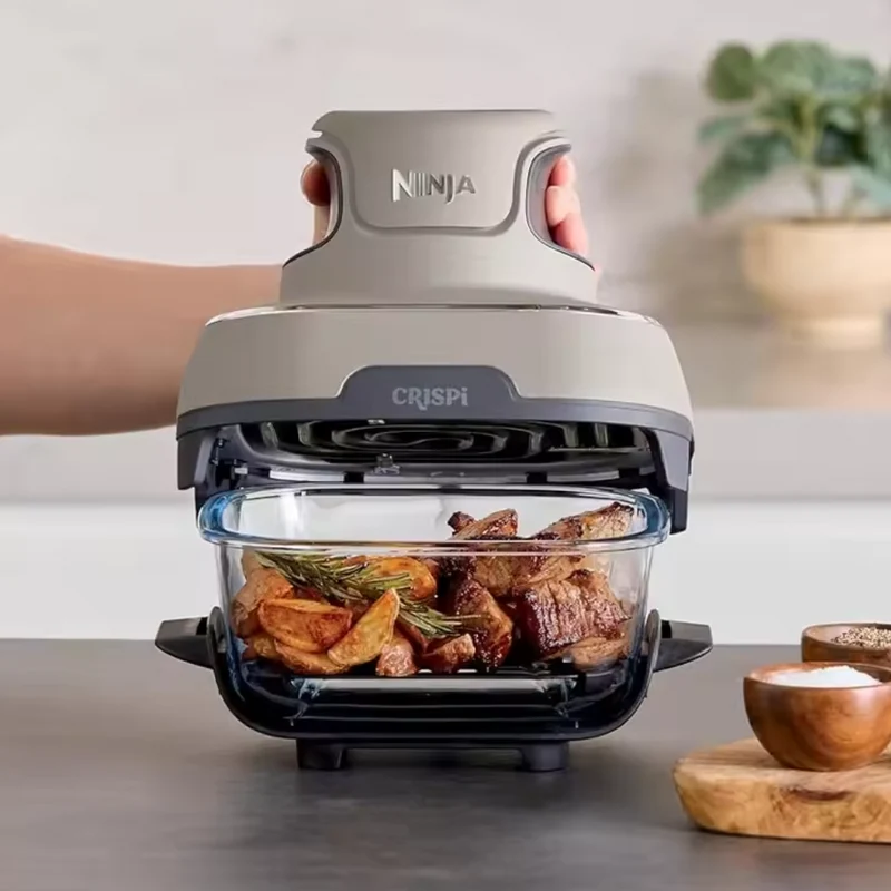 Crispi Air Fryer Mikrowellen-Gefrierschrank™ | Vielseitige Glasbehälter für gesundes Kochen