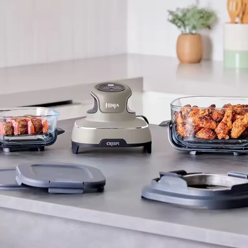 Crispi Air Fryer Mikrowellen-Gefrierschrank™ | Vielseitige Glasbehälter für gesundes Kochen