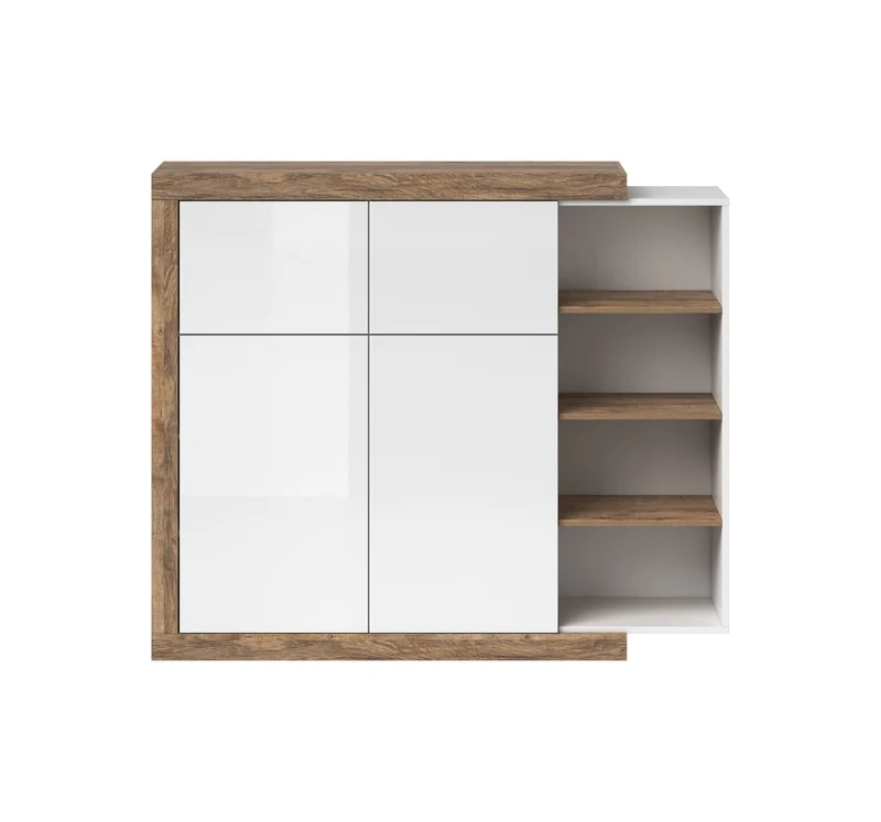 Hochkommode + Soft Close + Einlegebodenkante + Neu auf Lager