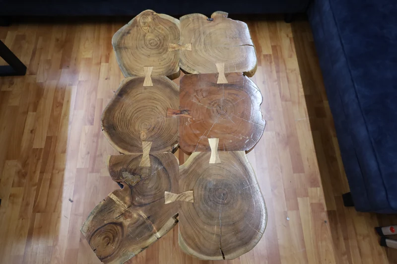 Couchtisch + Massivholz + VOLL MASSIV 4,5cm