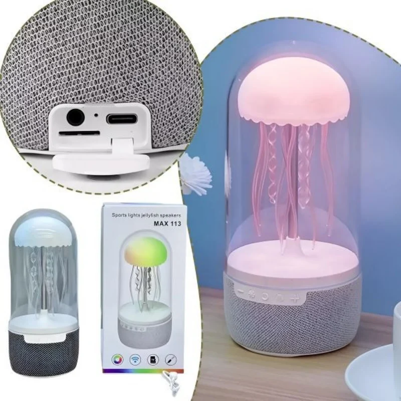 Quallen-Atmosphärenlampe, Bluetooth-Lautsprecher™ | Magische Klang- und Lichtoase