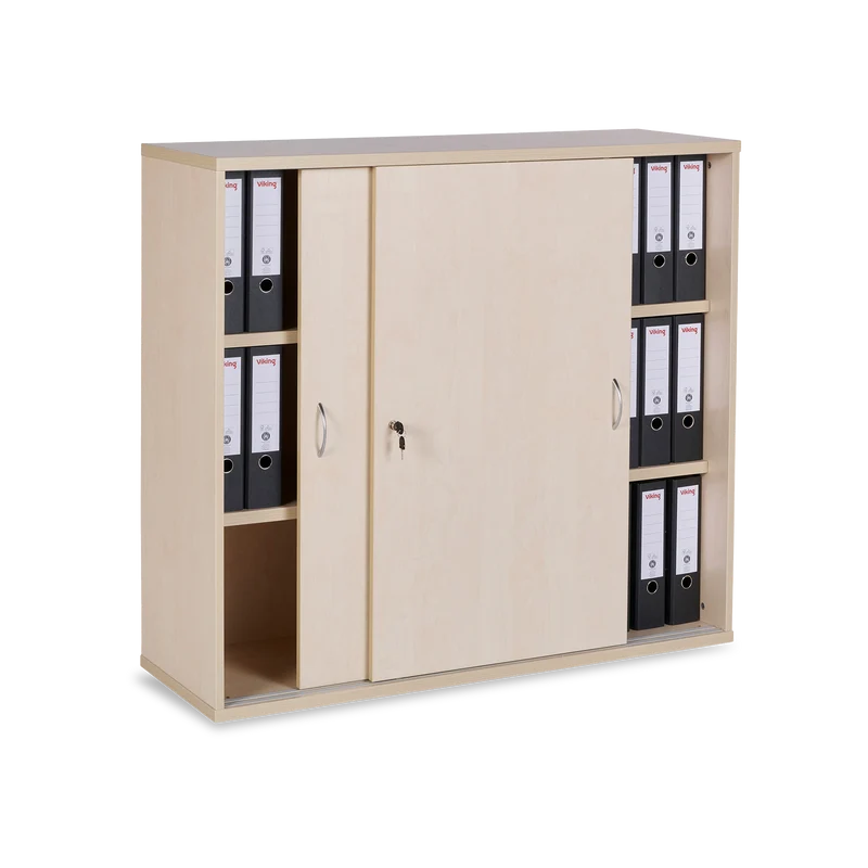 Schiebetürenschrank aus Holz – 3 OH – Ahorn