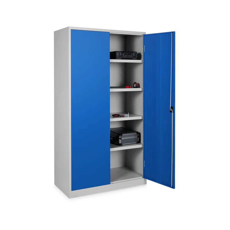 Stahlschrank – 920 x 500 (5 OH) – Korpus in Lichtgrau