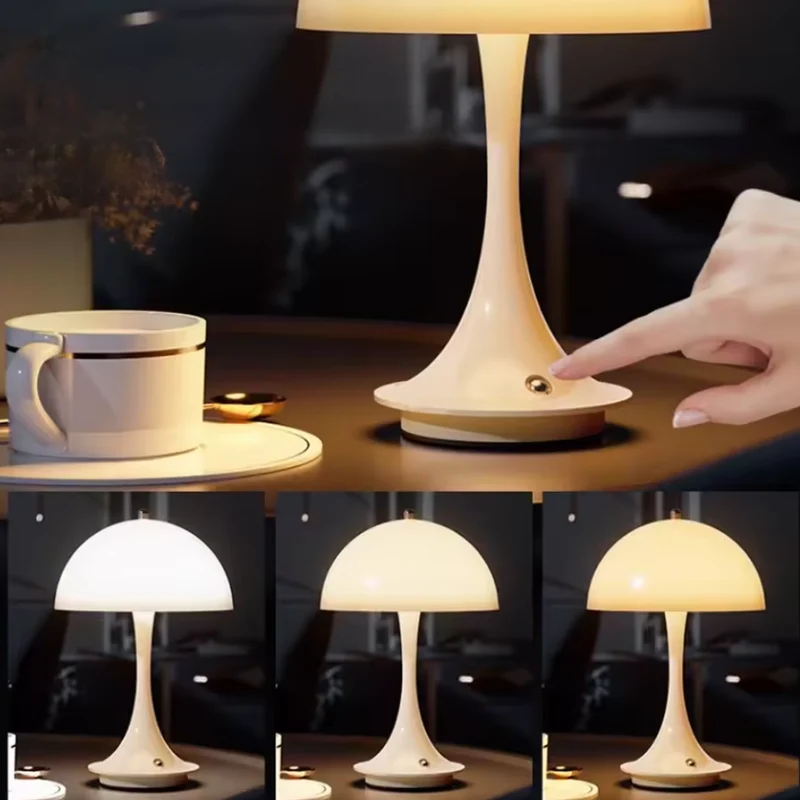 LED Tischleuchte Touch Schalter™ | Kabellose LED Tischlampe Stilvoller Lichtgenuss
