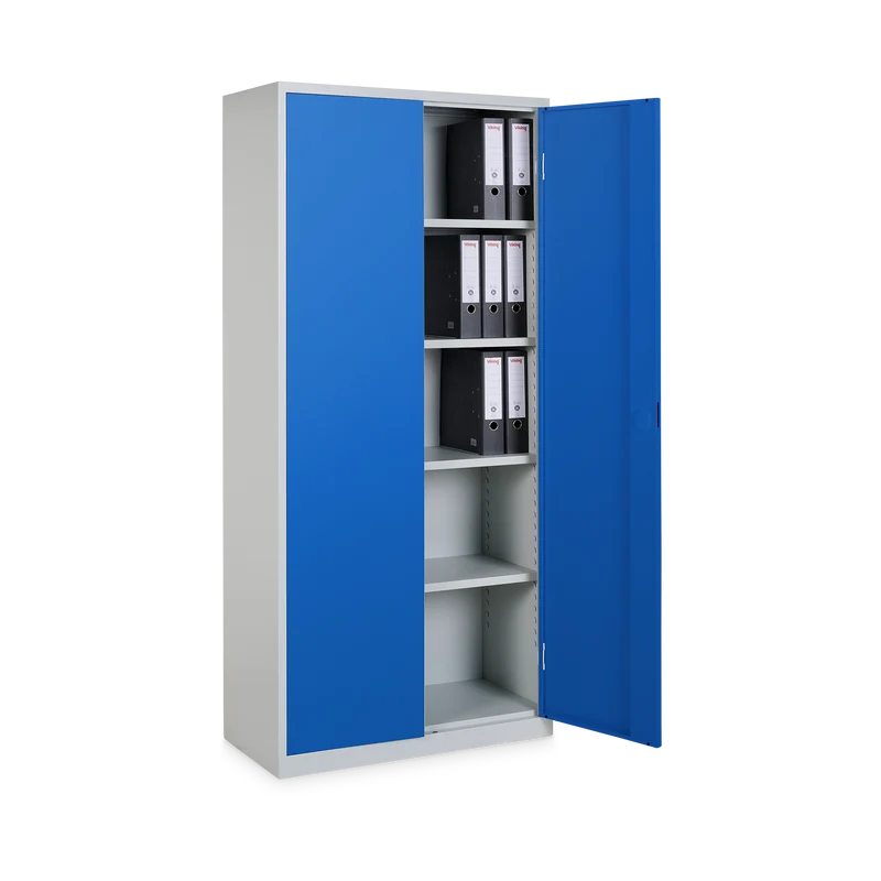 Aktenschrank aus Stahl – 920 x 420 (5 OH) – Korpus in Lichtgrau