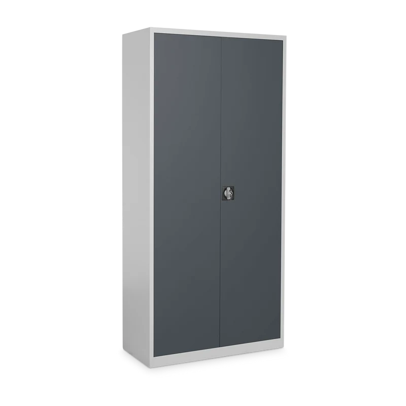Aktenschrank aus Stahl – 800 x 380 (4,5 OH) – Korpus in Lichtgrau