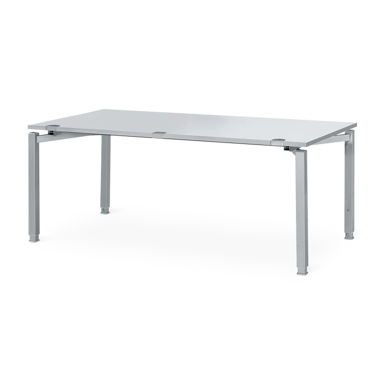 Schreibtisch manuell höhenverstellbar (Optional mit Sichtblende)