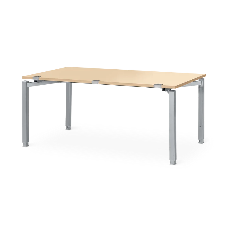 Schreibtisch manuell höhenverstellbar (Optional mit Sichtblende)