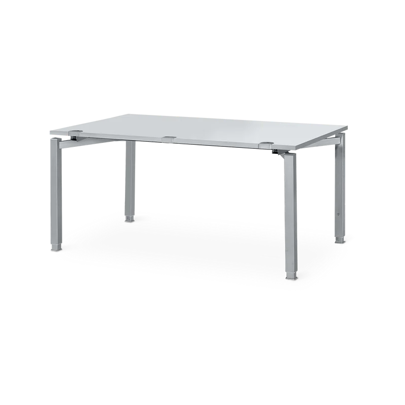 Schreibtisch manuell höhenverstellbar (Optional mit Sichtblende)