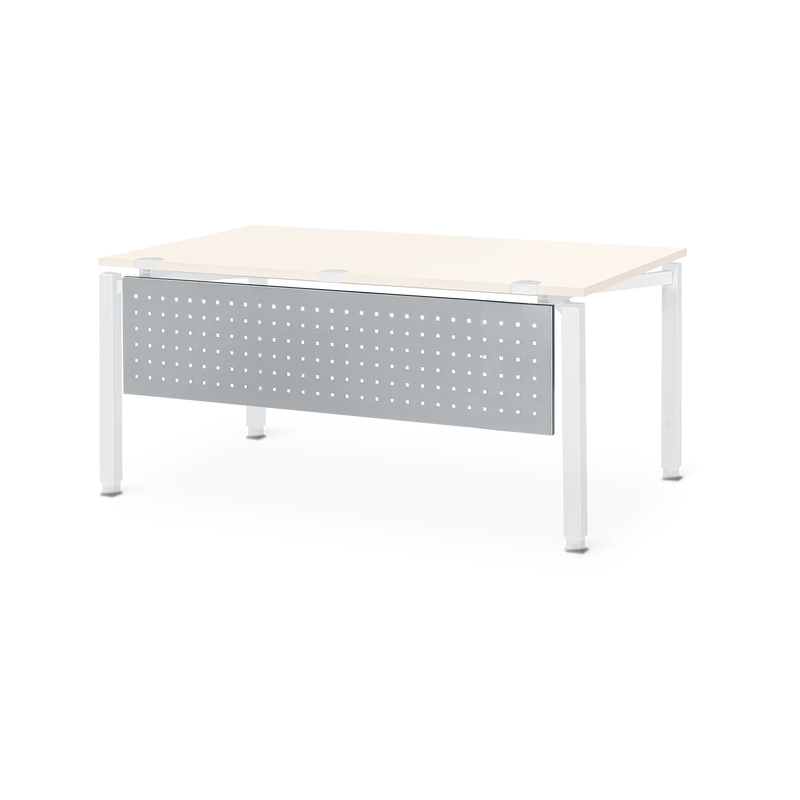 Sichtblende für Schreibtisch manuell höhenverstellbar