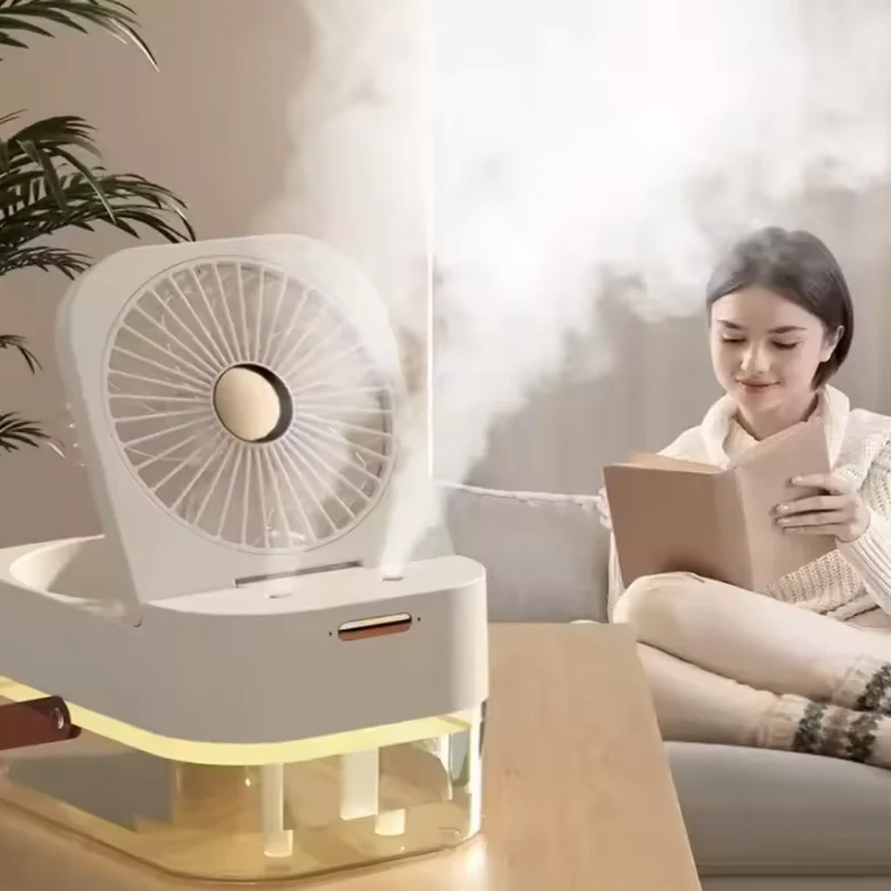 Luftkühlungsventilator mit LED-Nachtlicht™ | Kühler Komfort für heiße Tage