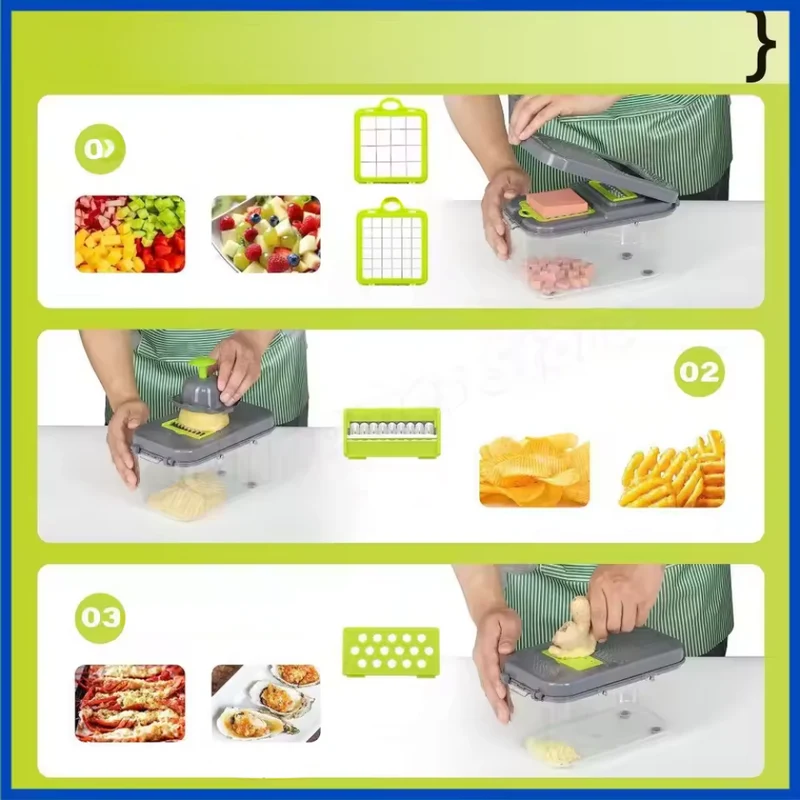 Cutter Zwiebel Multi Küchenreibe ™ | Multifunktionaler, praktischer Küchenhelfer