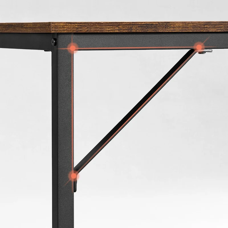 Schreibtisch im Industriedesign – Kompakt und stabil – Bis 50 kg belastbar