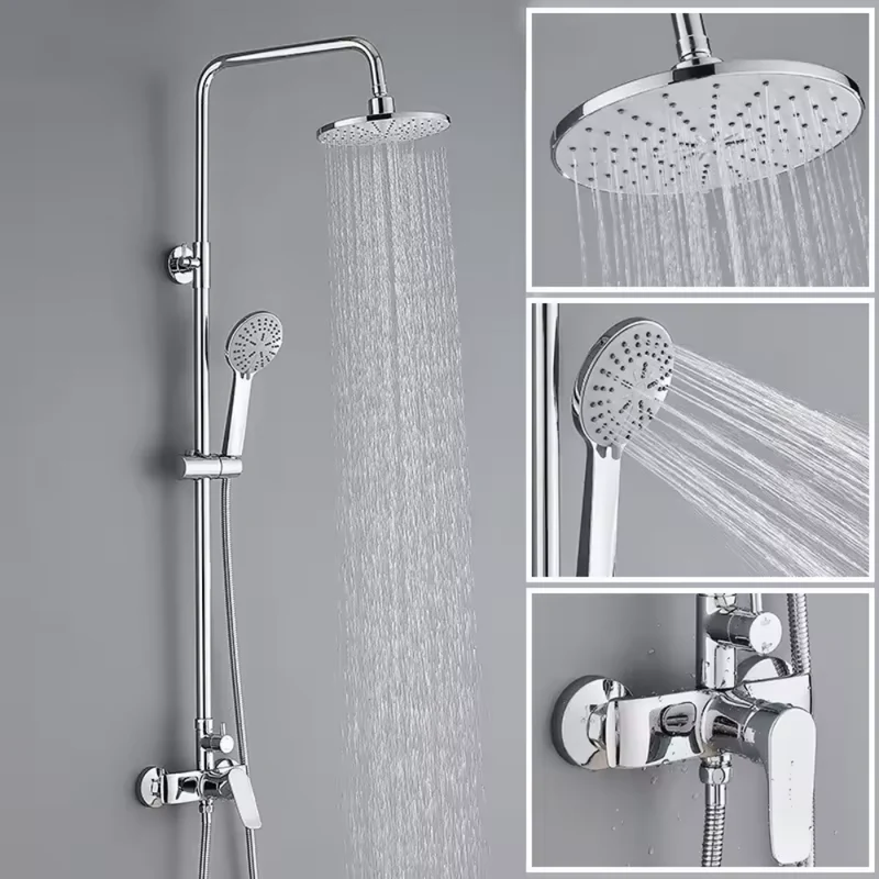 Badezimmer Duscharmatur Set™ | Elegante Regendusche für Wohlfühlmomente
