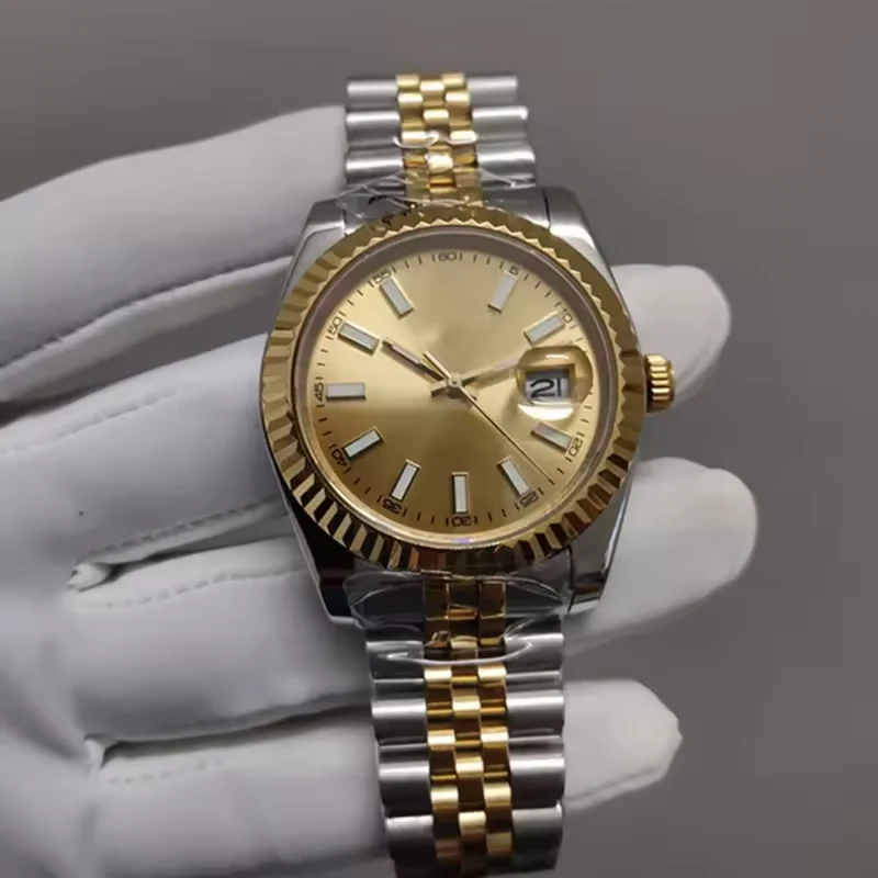 Armbanduhr vergoldet™ | Elegante Mechanikuhr für Stilbewusste