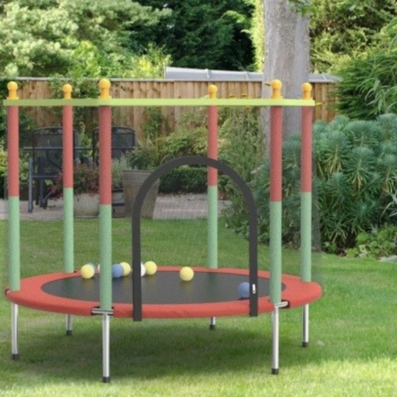 Kinder-Minitrampolin mit Sicherheitsnetz™ | Sicheres Hüpfvergnügen für Kinderherzen