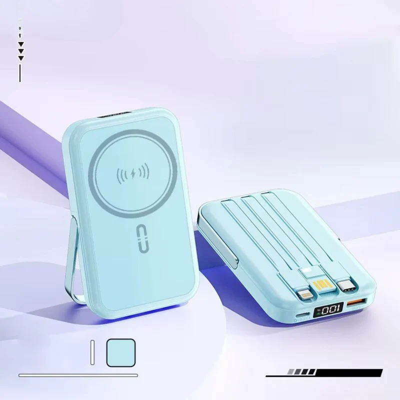 Magnetische Powerbank kabellos™ | Magnetische Powerbank, schnelles Laden