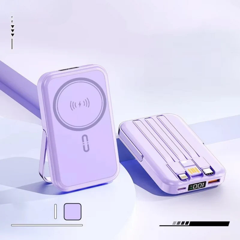 Magnetische Powerbank kabellos™ | Magnetische Powerbank, schnelles Laden