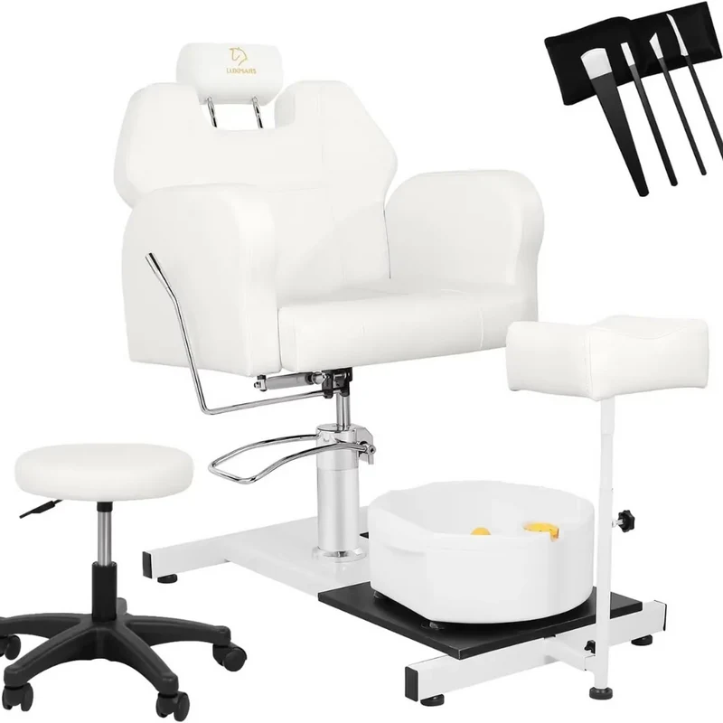 Liegende Pediküre-Stuhlstation™ | Luxuriöser Pedikürestuhl für ultimativen Komfort