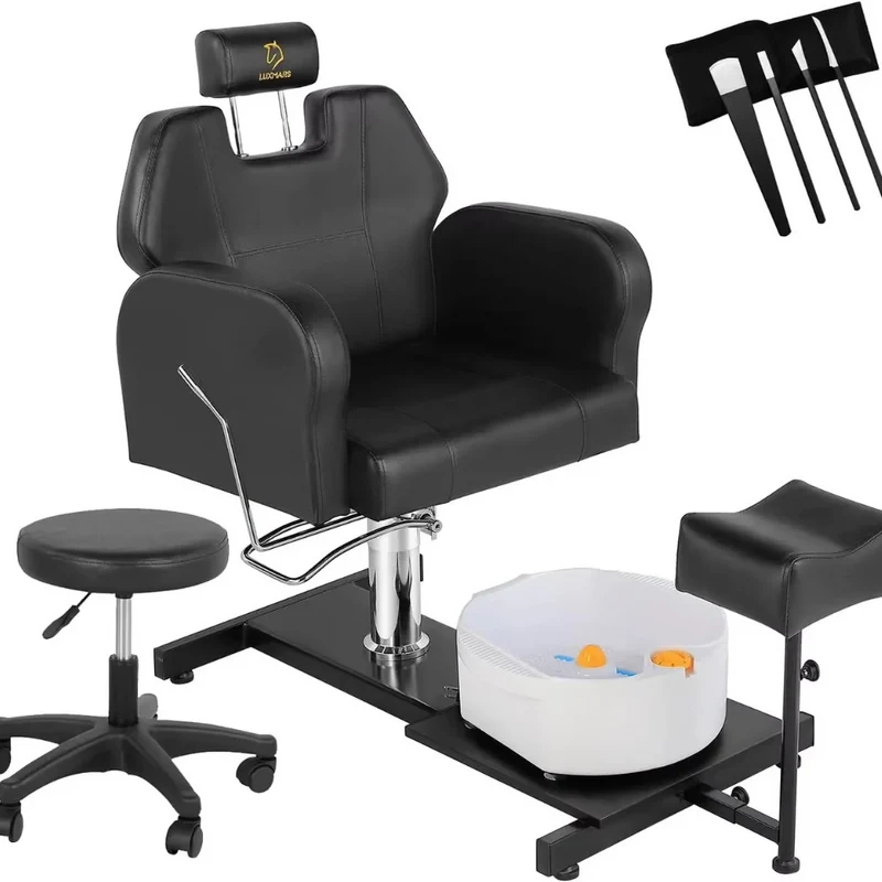 Liegende Pediküre-Stuhlstation™ | Luxuriöser Pedikürestuhl für ultimativen Komfort