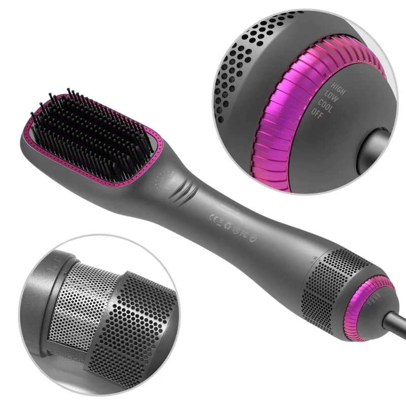 Heißluftkamm Stylingkamm™ | Vielseitige Stylingbürste für glänzendes Haar.