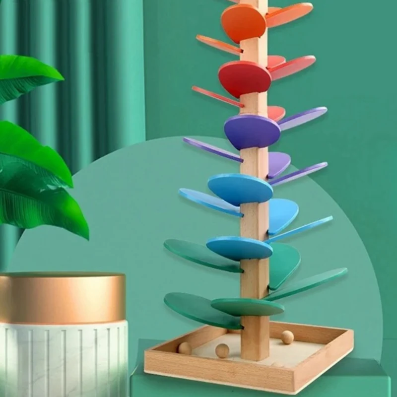 Baumblütenkugelbahn für frühes Lernen™ |Kreatives Lernspielzeug für Kinder