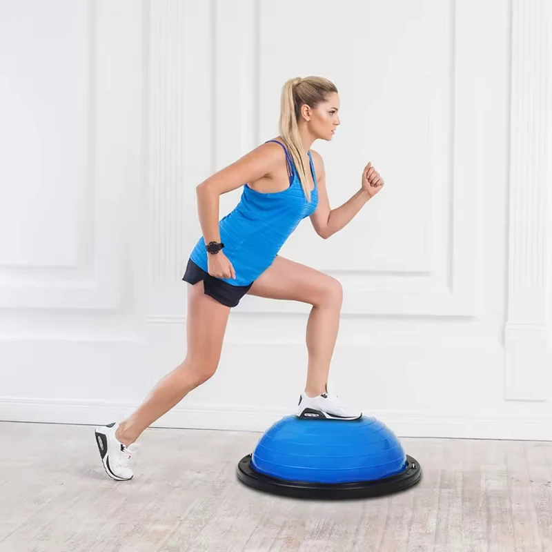 Halbball mit Widerstandsband™ | Balance und Krafttrainer für Körpergefühl