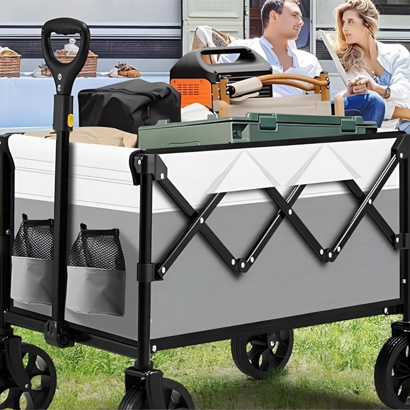 Robuster Klappwagen™ | Faltbarer Einkaufswagen für schwere Lasten