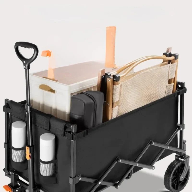 Robuster Klappwagen™ | Faltbarer Einkaufswagen für schwere Lasten
