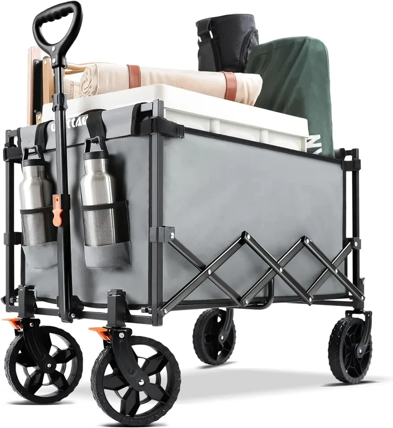 Robuster Klappwagen™ | Faltbarer Einkaufswagen für schwere Lasten