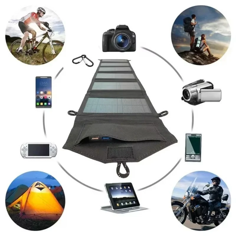 Solarpanel USB Typ C Mobile™ | Sonnenenergie für echte Abenteuer