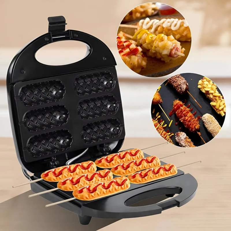 Elektrische Hot Dog Maschine Waffel™ | Corn Dog Glücksmomente Zuhause