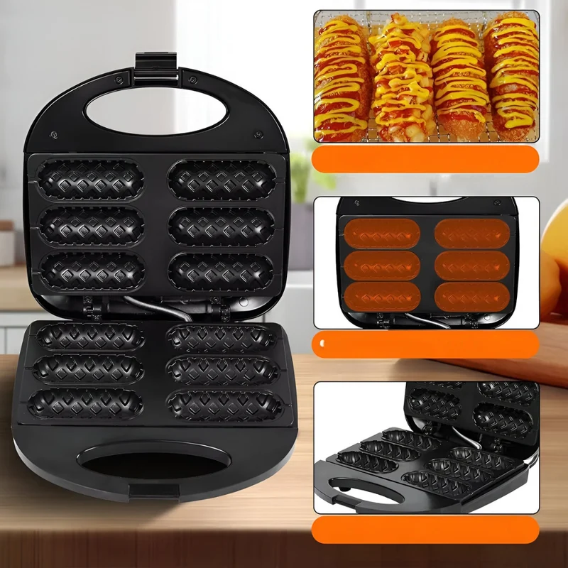 Elektrische Hot Dog Maschine Waffel™ | Corn Dog Glücksmomente Zuhause