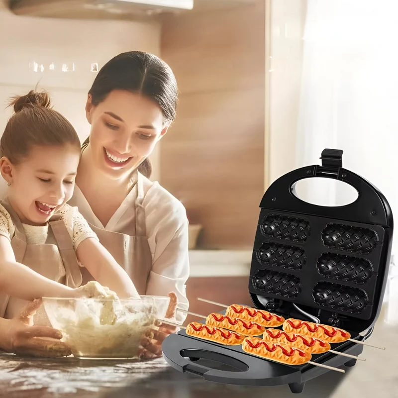 Elektrische Hot Dog Maschine Waffel™ | Corn Dog Glücksmomente Zuhause