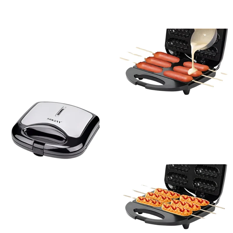 Elektrische Hot Dog Maschine Waffel™ | Corn Dog Glücksmomente Zuhause